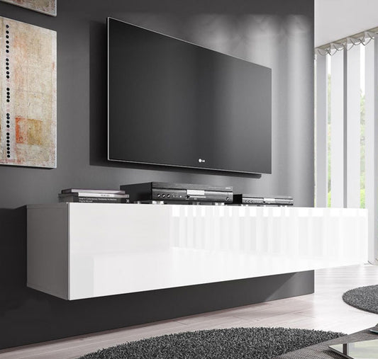 Mueble TV modelo Nerea H2 (160 cm) en blanco