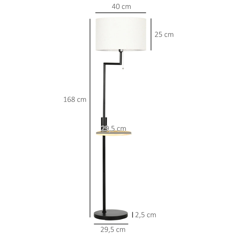 Candeeiro de Pé Havianni com Carregador USB - Design Moderno