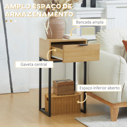 Mesa de Apoio Tuik com Gaveta - Design Moderno