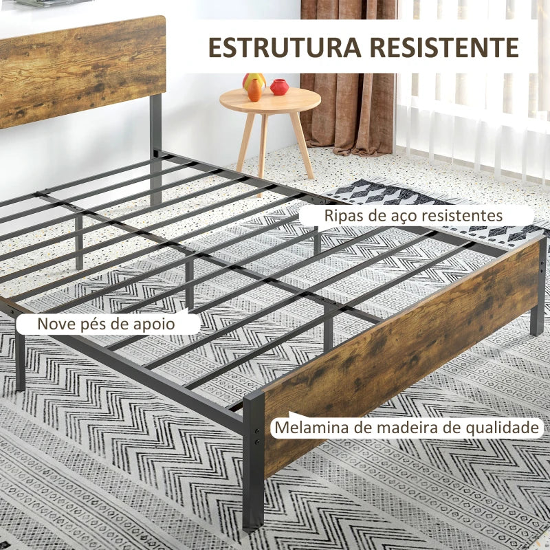 Estrutura de Cama Mart - 160x200cm - Design Retro