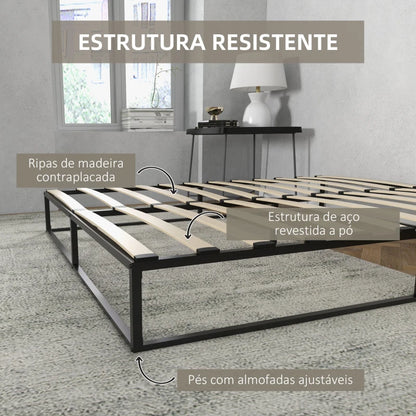 Estrutura de Cama Klema - 180x200 cm - Design Retro