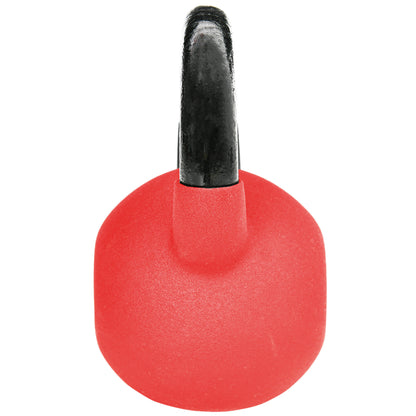 HOMCOM Kettlebell de 10kg de Ferro Fundido Haltere Kettlebell com Revestimento de Neoprene para Treinamento de Força Casa Ginásio 19x12x22 cm Vermelho