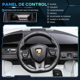 Carro Elétrico Lamborghini SIAN 12V com Controlo Remoto - Branco