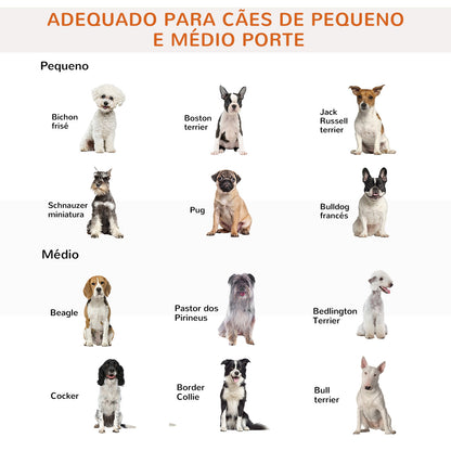 PawHut Barreira de Segurança para Cães de 3 Paineis Barreira para Cães com Estrutura de Madeira e Pés de Apoio para Corredor Escada 185x36x71 cm Marrom