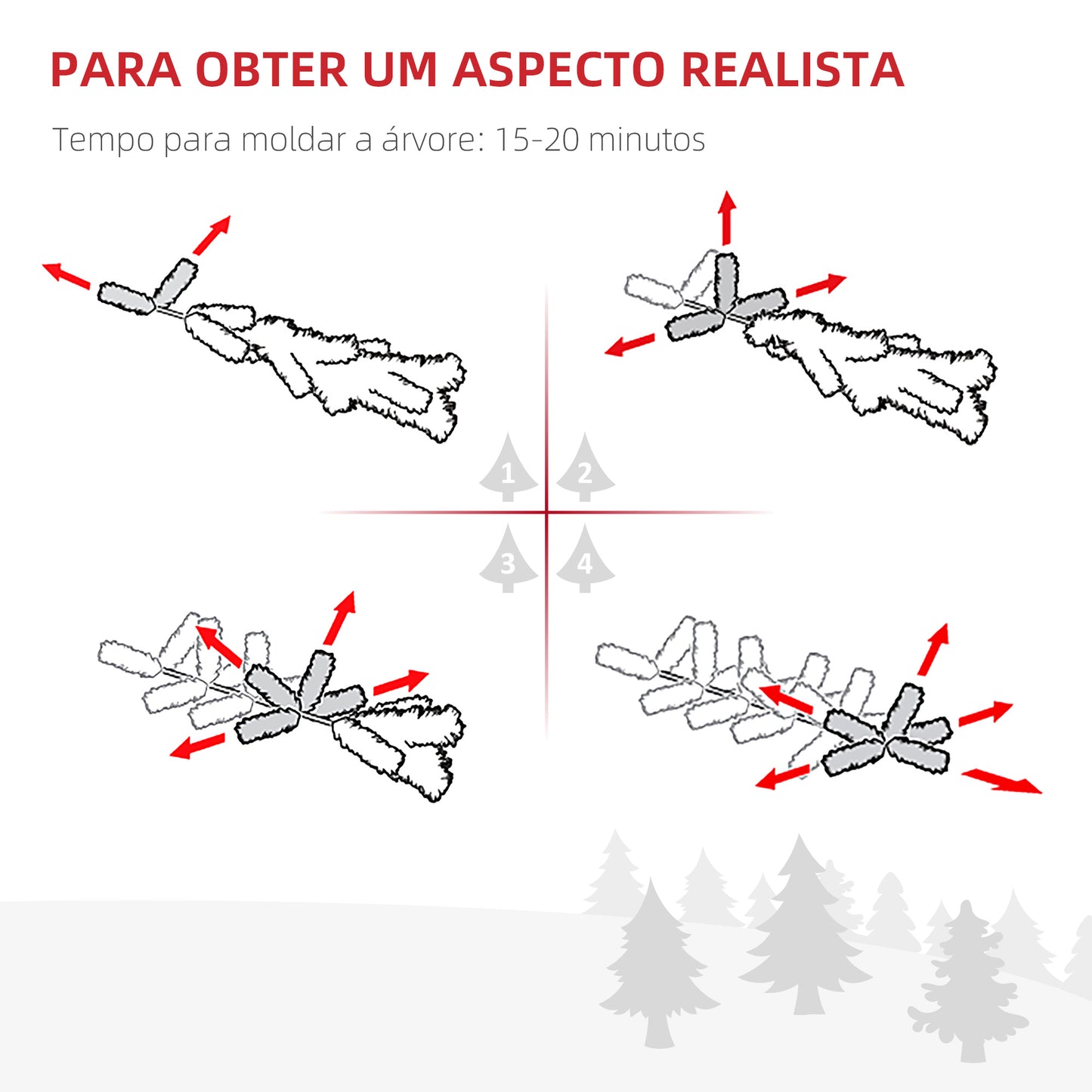 Árvore de Natal Artificial 150cm com 416 Ramos e Suporte de Metal Árvore de Natal para Decoração de Interior Sala de Estar Festas Ø75x150 cm Verde