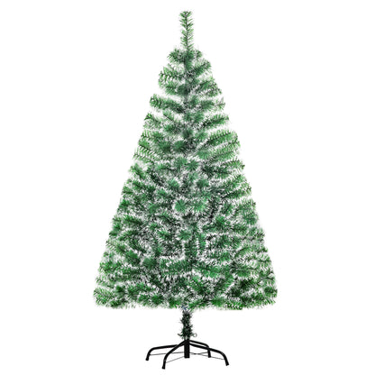 Árvore de Natal Artificial 150cm com 416 Ramos e Suporte de Metal Árvore de Natal para Decoração de Interior Sala de Estar Festas Ø75x150 cm Verde