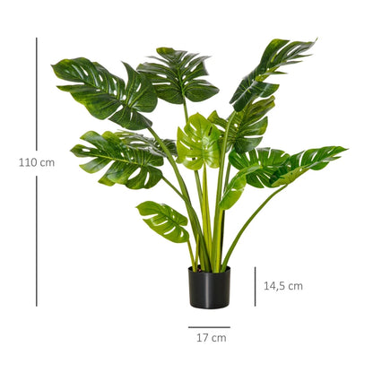 Planta Artificial Tropical Costela de Adão de 110cm