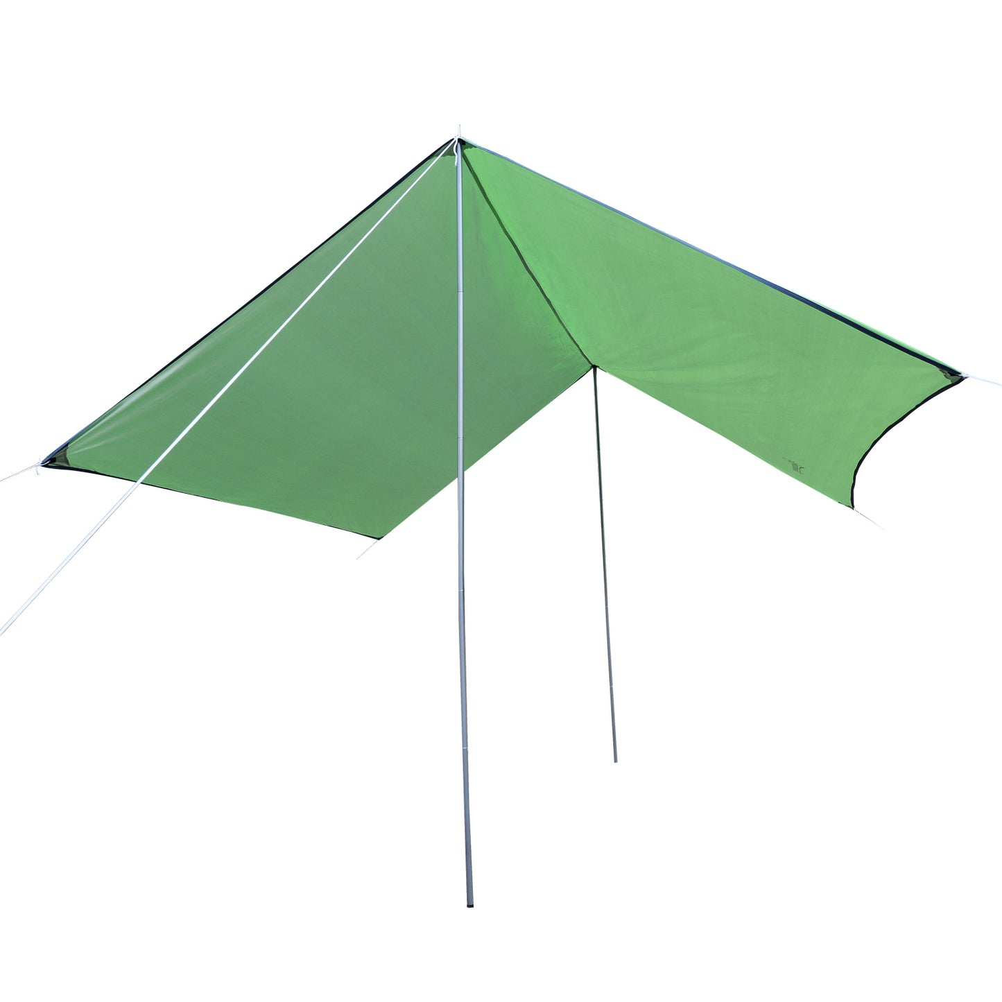 Outsunny Abrigo de Campismo Portátil 300x292 cm Tenda de Campismo Impermeável com Proteção Solar para Praia Piquenique Exterior Verde