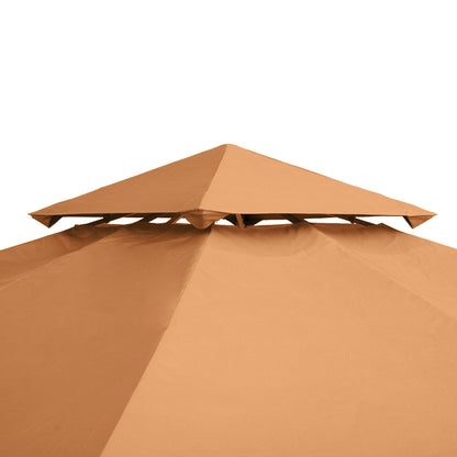 Outsunny Toldo de Substituição 3x3m para Pérgolas Toldo de Substituição de Pérgolas de Jardim Terracota