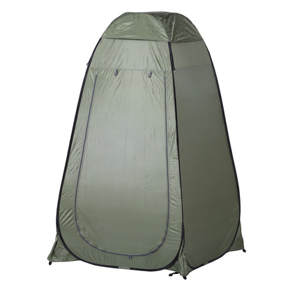 Outsunny Barraca de vestir dobrável Tenda para Duche Portátil com Cobertura Praia e Montanha 120x120x190 cm Verde