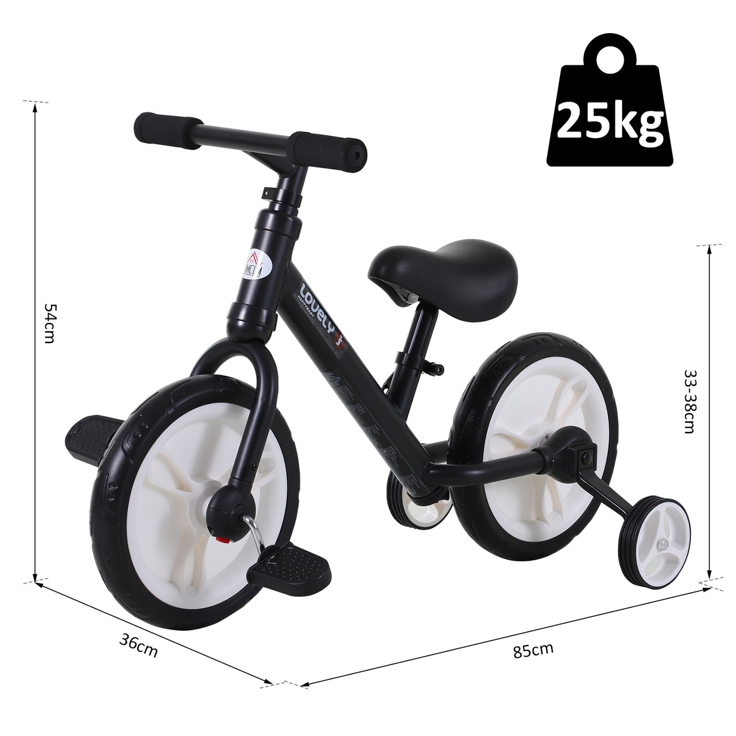 Bicicleta Balance Preta - Leva-Me Contigo - Móveis & Decoração