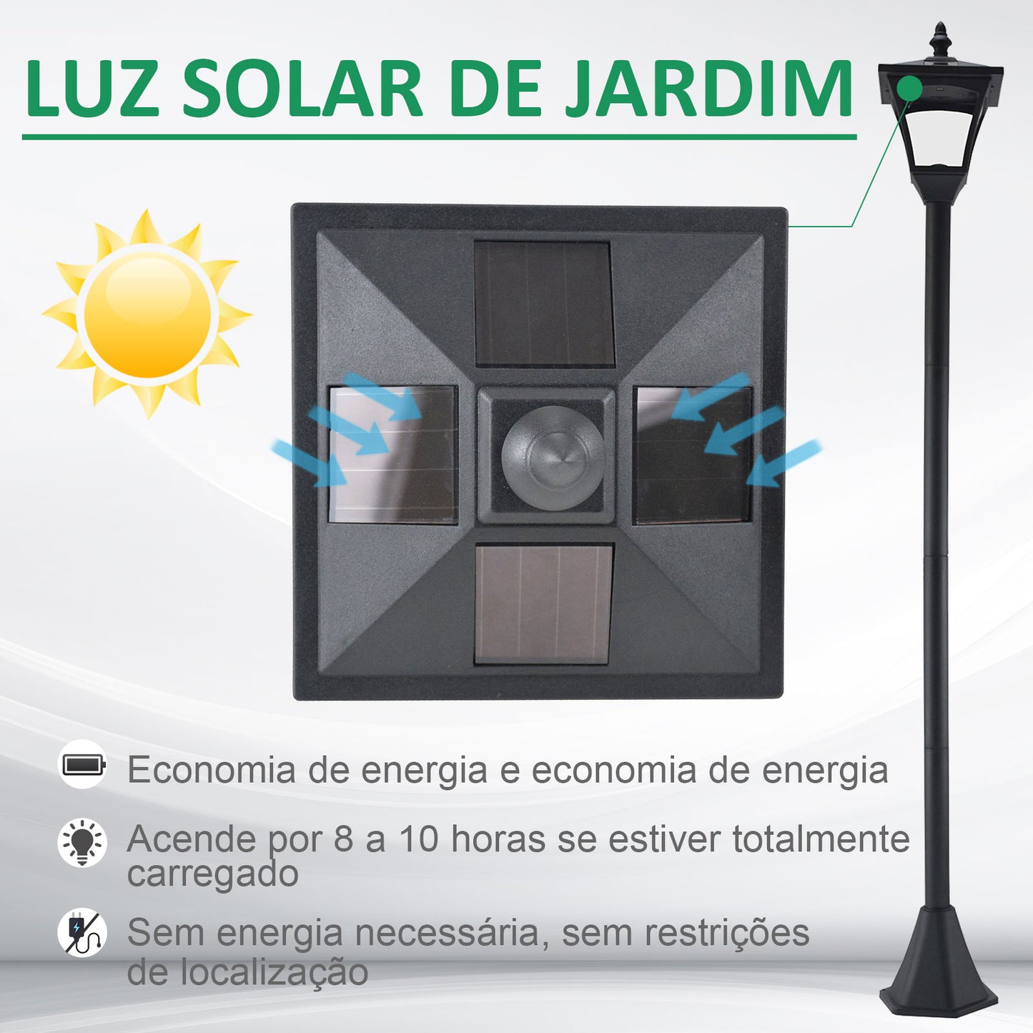 Candeeiro Solar Brat - Design Britânico - Leva-Me Contigo - Móveis & Decoração