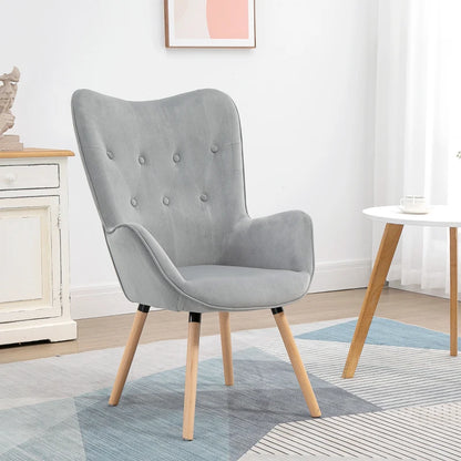 Poltrona Wingback Taumy - Design Nórdico