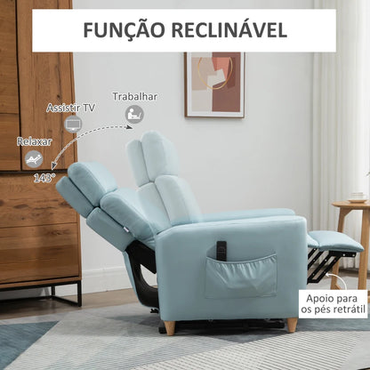 Poltrona Relax Heaven Elevatória e Reclinável - Design Nórdico