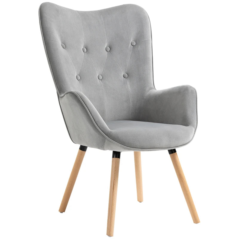 Poltrona Wingback Taumy - Design Nórdico