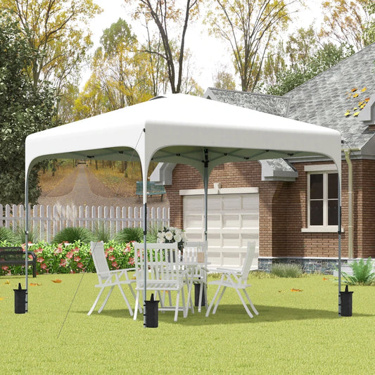 Tenda de Jardim Dobrável com Altura Ajustável - 2x2m