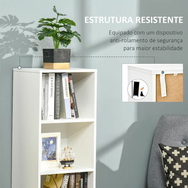 Estante Swuite - Branco - Design Nórdico - Leva-Me Contigo - Móveis & Decoração