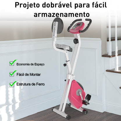 Bicicleta Ergométrica com 8 Níveis de Resistência - Leva-Me Contigo - Móveis & Decoração