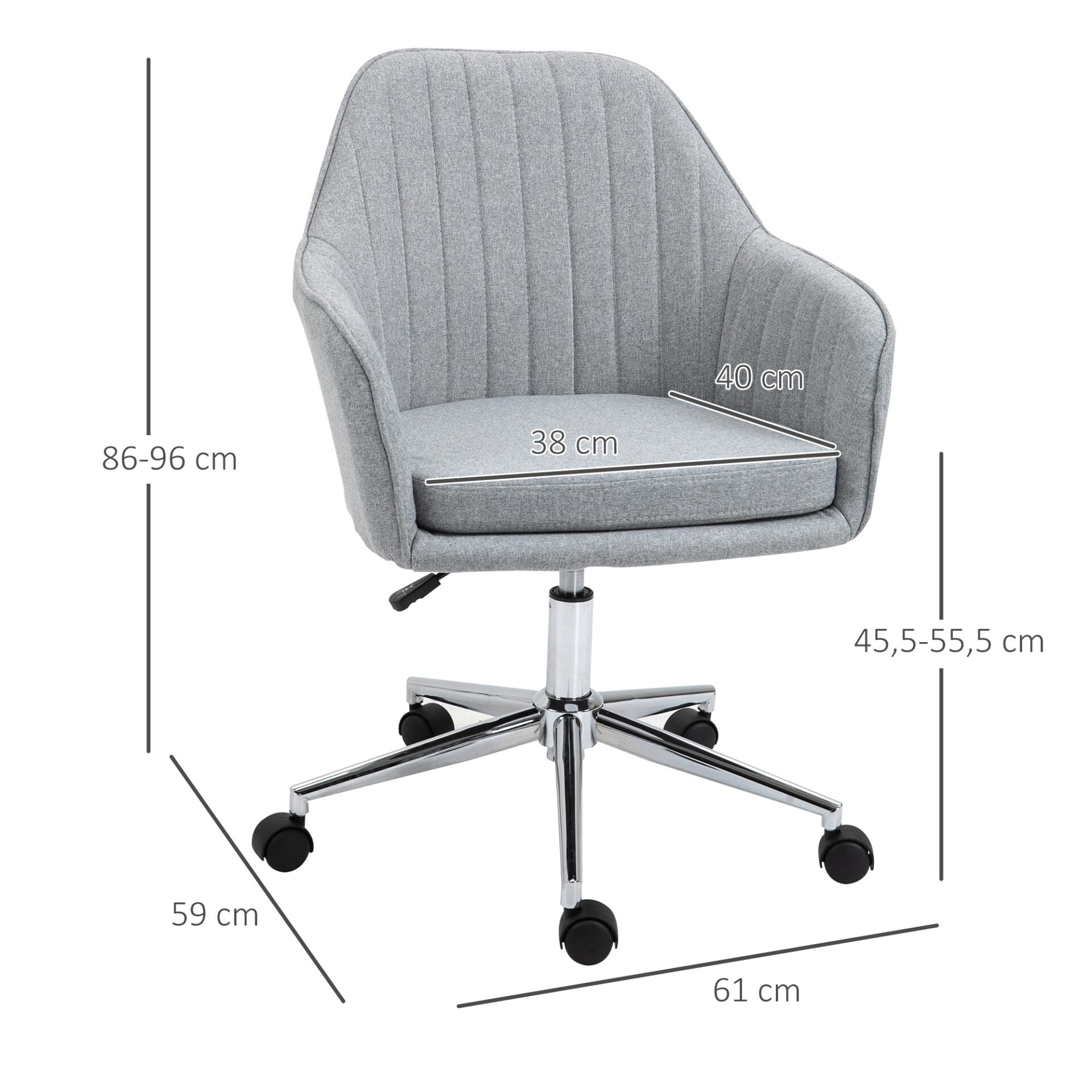 Cadeira Soft com Altura Ajustável - Design Ergonómico - Leva-Me Contigo - Móveis & Decoração