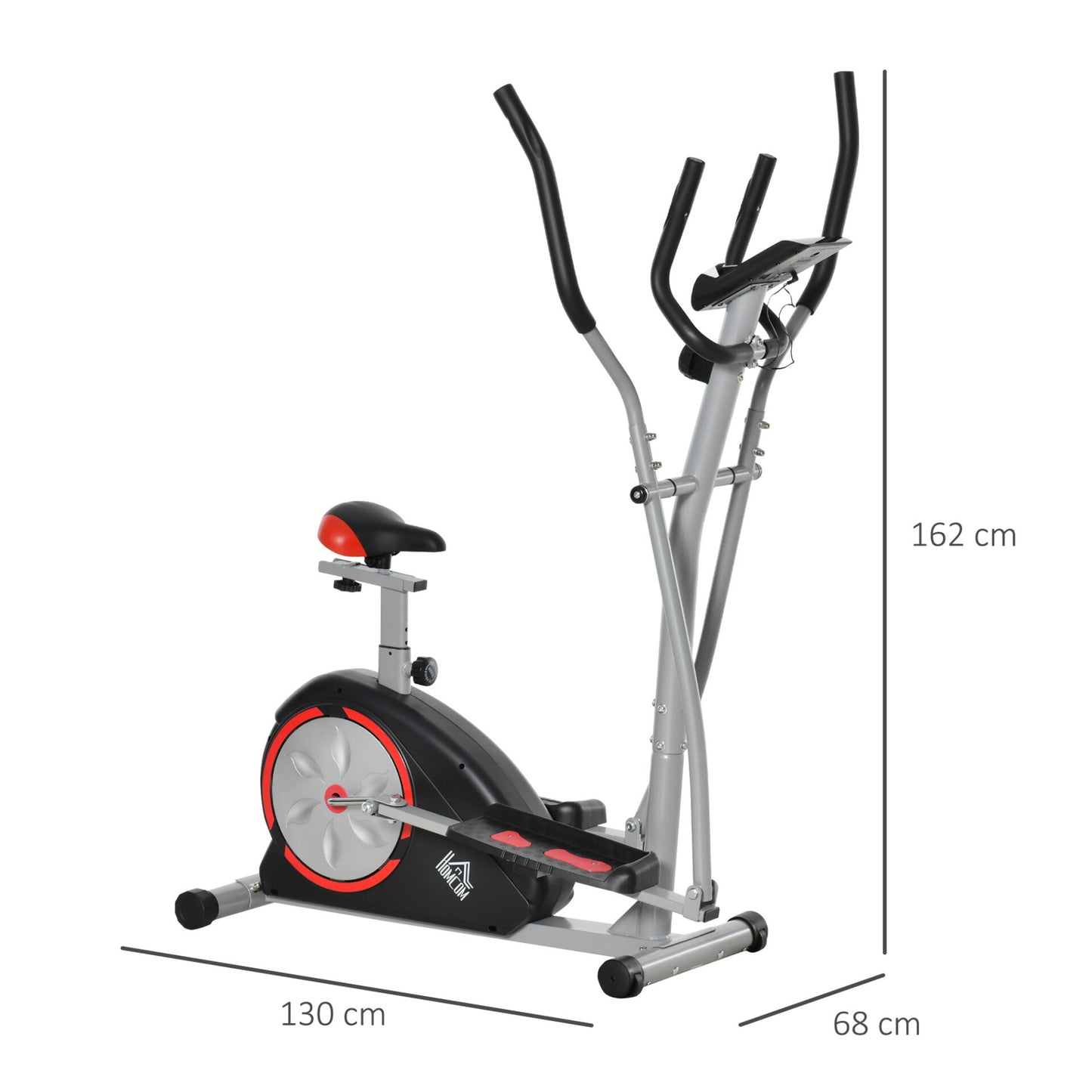 Bicicleta Elíptica com Inércia de 6kg e Resistência Magnética Regulável - HomeGym - Leva-Me Contigo - Móveis & Decoração