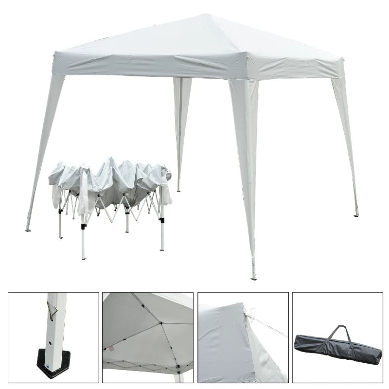 Tenda Dobrável em Aço e Tecido Oxford - 3x3m - Design Moderno