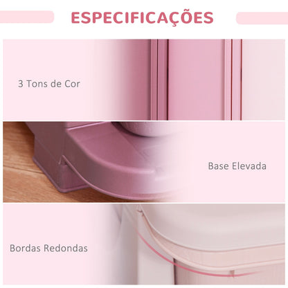 Organizador de Brinquedos Luna - Rosa - Design Moderno - Leva-Me Contigo - Móveis & Decoração