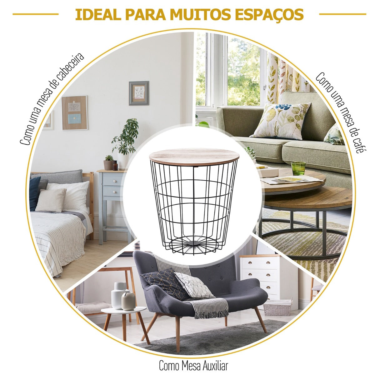 Móvel Paralel - Design Industrial - Leva-Me Contigo - Móveis & Decoração