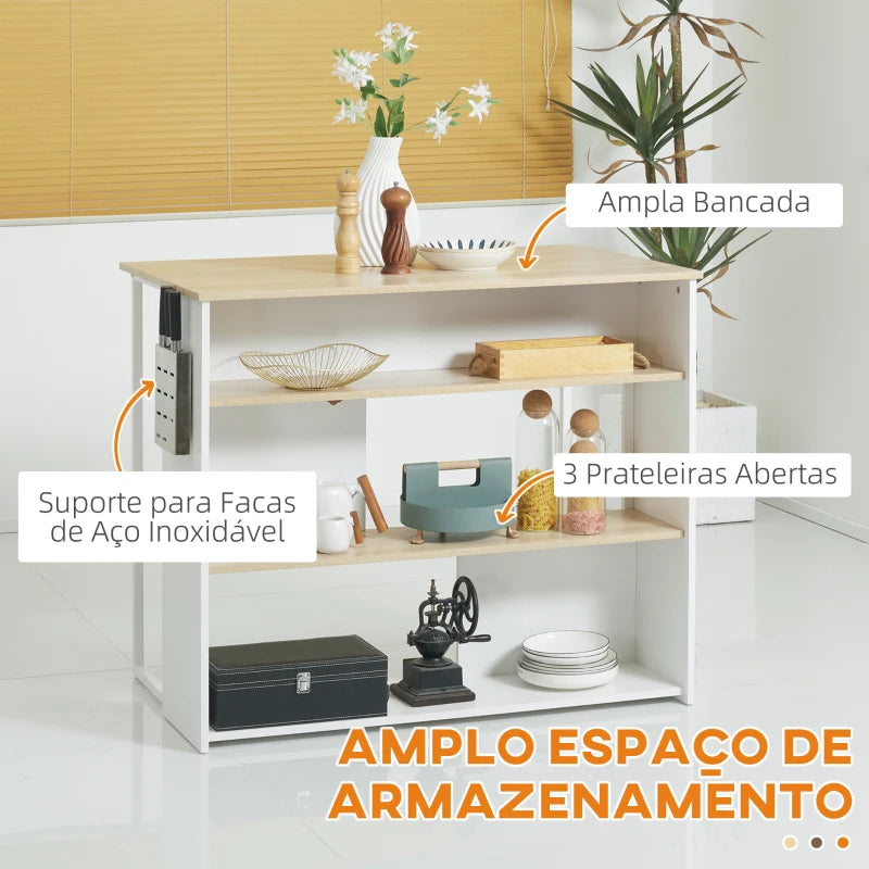 Ilha de Cozinha Dumont - Design Moderno