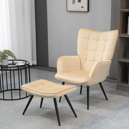 Poltrona Wingback Tufu - Design Moderno