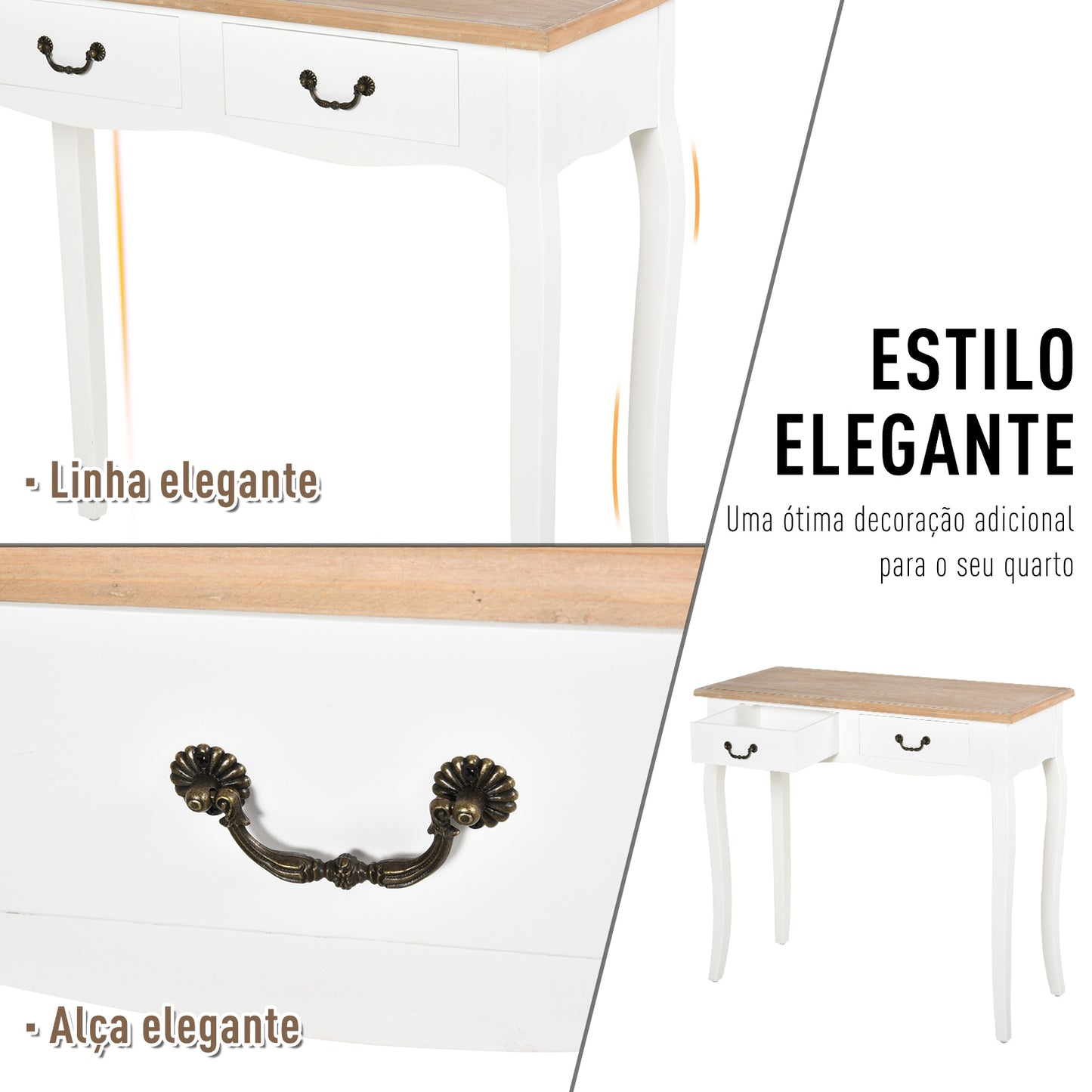 Consola de Entrada Marryes - Design Clássico - Leva-Me Contigo - Móveis & Decoração