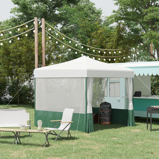 Tenda Dobrável com Janelas e Altura Ajustável - 3x3m