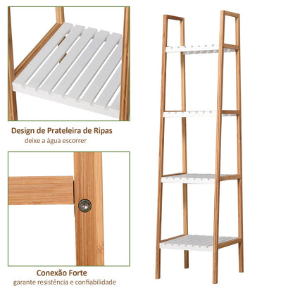 Estante Panda em Bambu para Casa de Banho - Design Natura - Leva-Me Contigo - Móveis & Decoração