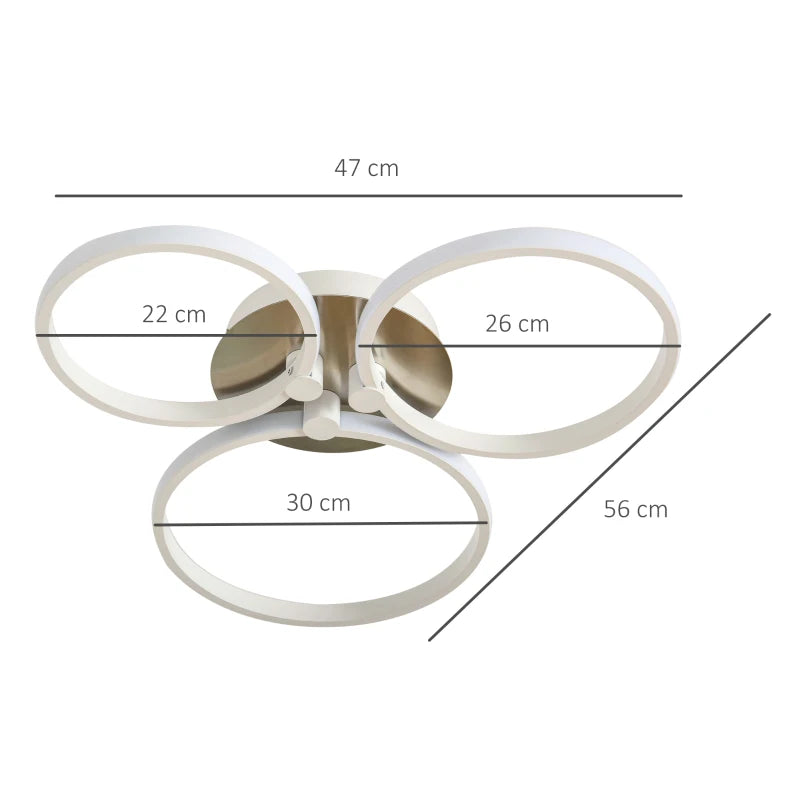 Candeeiro de Teto LED Circul - Design Moderno