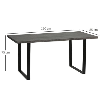 Mesa de Jantar Roberto - 160cm - Design Industrial