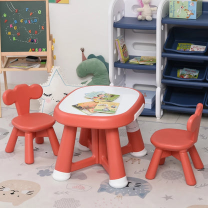 Conjunto Infantil Jerry - 1 Mesa e 2 Cadeiras - Design Moderno