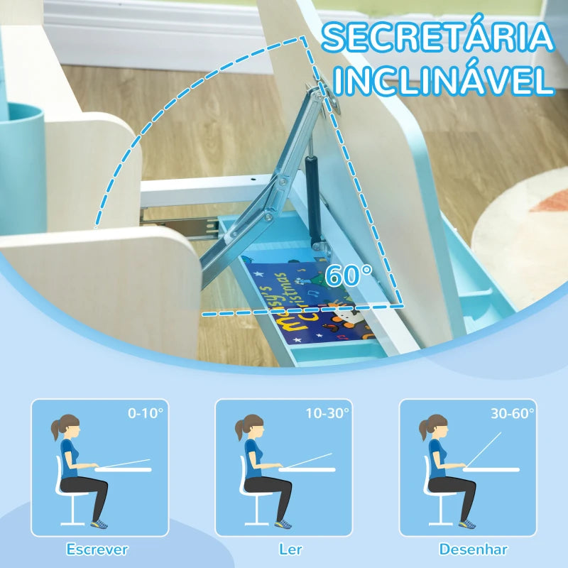 Secretária Infantil Sonc com Cadeira - Design Moderno