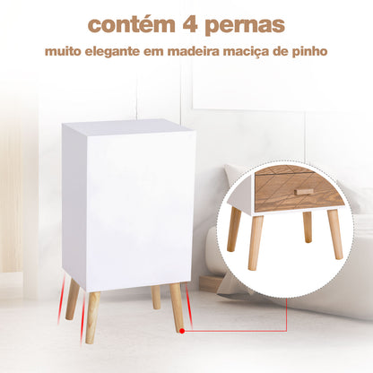 Comoda de Madeira Maciça - Design Nórdico - Leva-Me Contigo - Móveis & Decoração