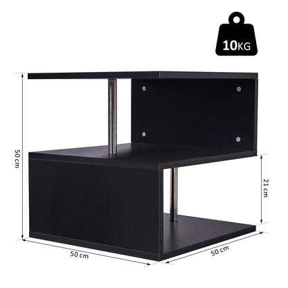 Mesa de Apoio Pietro - Preto - Design Moderno - Leva-Me Contigo - Móveis & Decoração