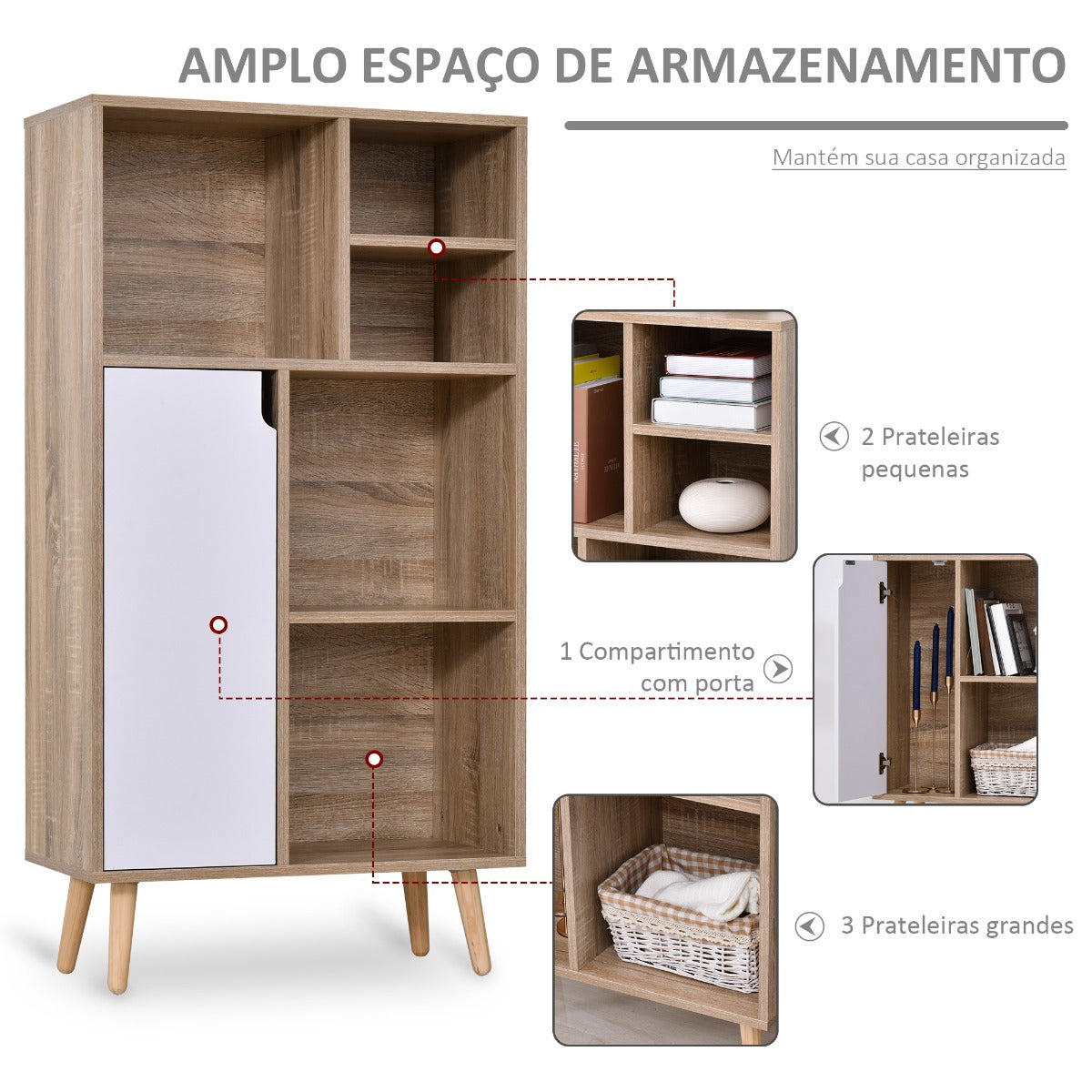 Armário Lancis - Design Contemporâneo - Leva-Me Contigo - Móveis & Decoração