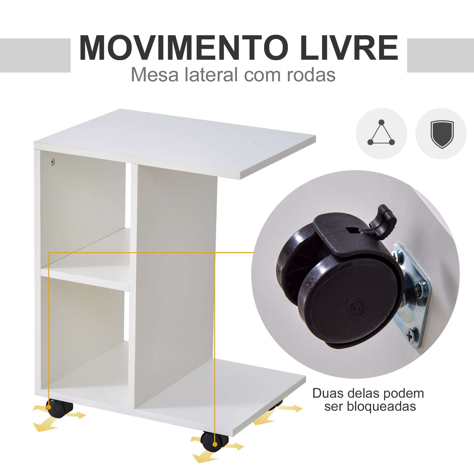 Mesa de Apoio Holo - Design Minimalista - Leva-Me Contigo - Móveis & Decoração