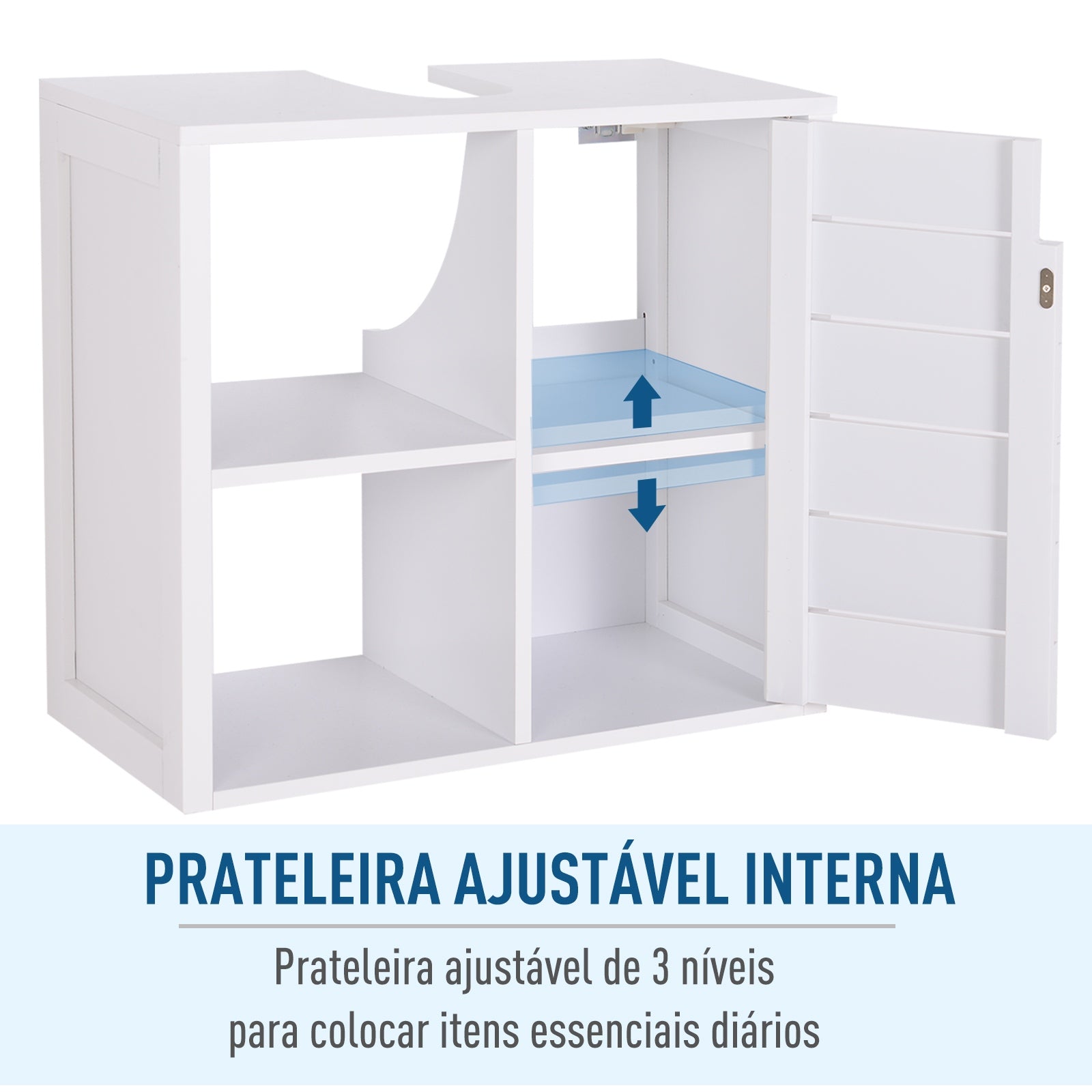 Móvel de Lavatório Fly Suspenso - Design Moderno - Leva-Me Contigo - Móveis & Decoração