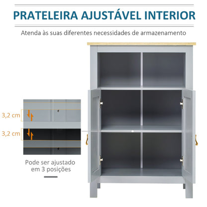 Móvel Grey de 2 Portas - Design Contemporâneo - Leva-Me Contigo - Móveis & Decoração