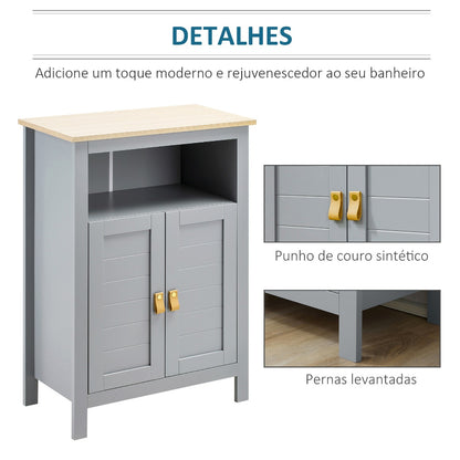 Móvel Grey de 2 Portas - Design Contemporâneo - Leva-Me Contigo - Móveis & Decoração