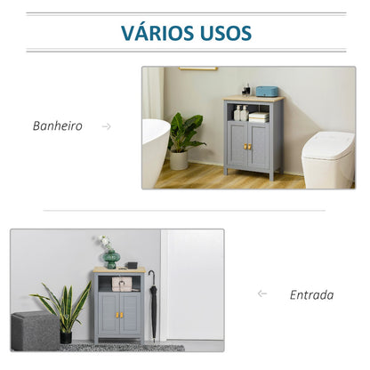 Móvel Grey de 2 Portas - Design Contemporâneo - Leva-Me Contigo - Móveis & Decoração