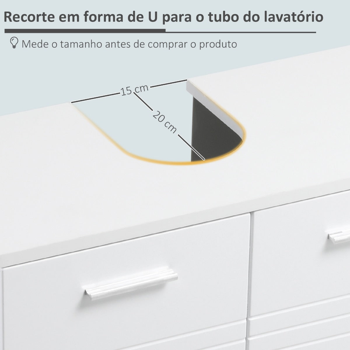 Móvel de Lavatório Luana - Design Moderno - Leva-Me Contigo - Móveis & Decoração