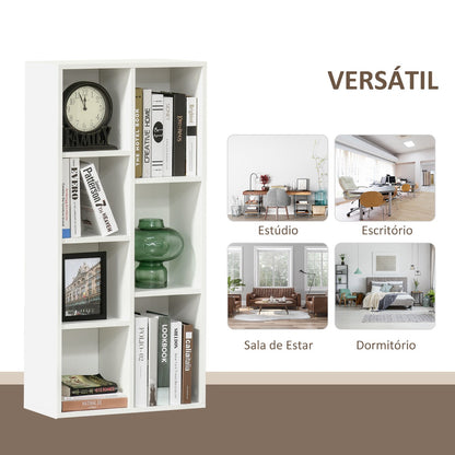 Estante Tak com 7 Compartimentos Branca - Design Nórdico - Leva-Me Contigo - Móveis & Decoração