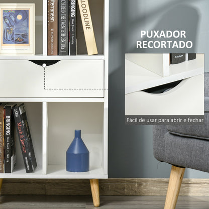 Estante Wanda - Branco - Design Nórdico - Leva-Me Contigo - Móveis & Decoração