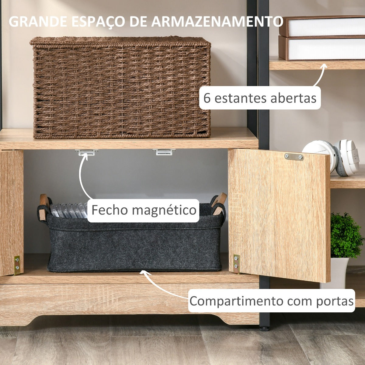 Estante Fuse - Design Industrial - Leva-Me Contigo - Móveis & Decoração