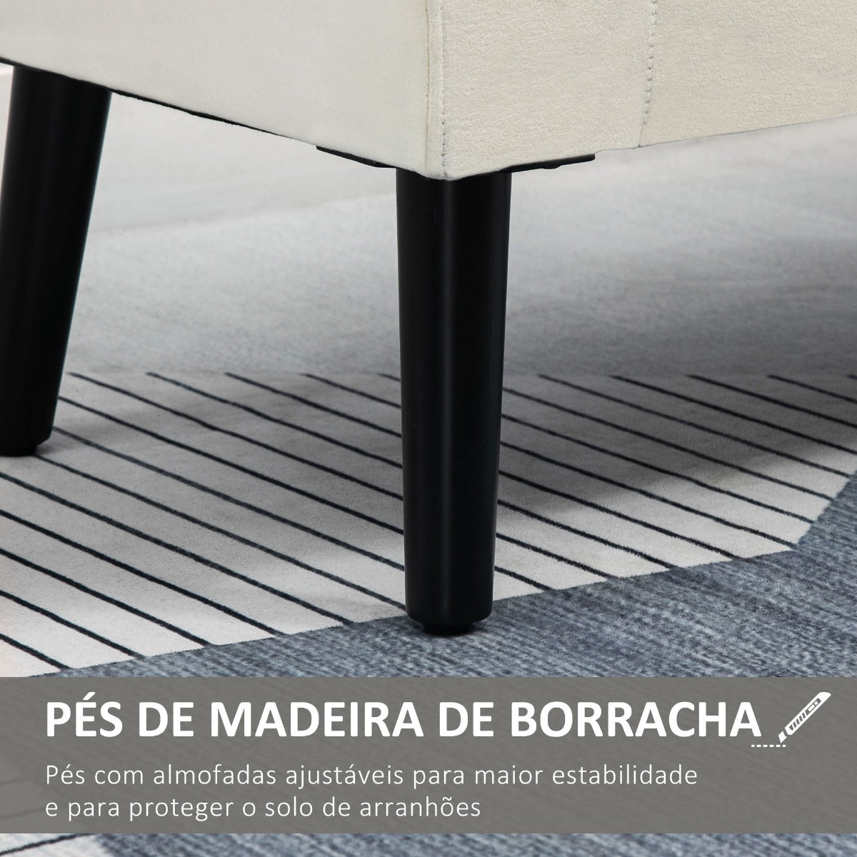 Banco Beum - Design Nórdico - Leva-Me Contigo - Móveis & Decoração