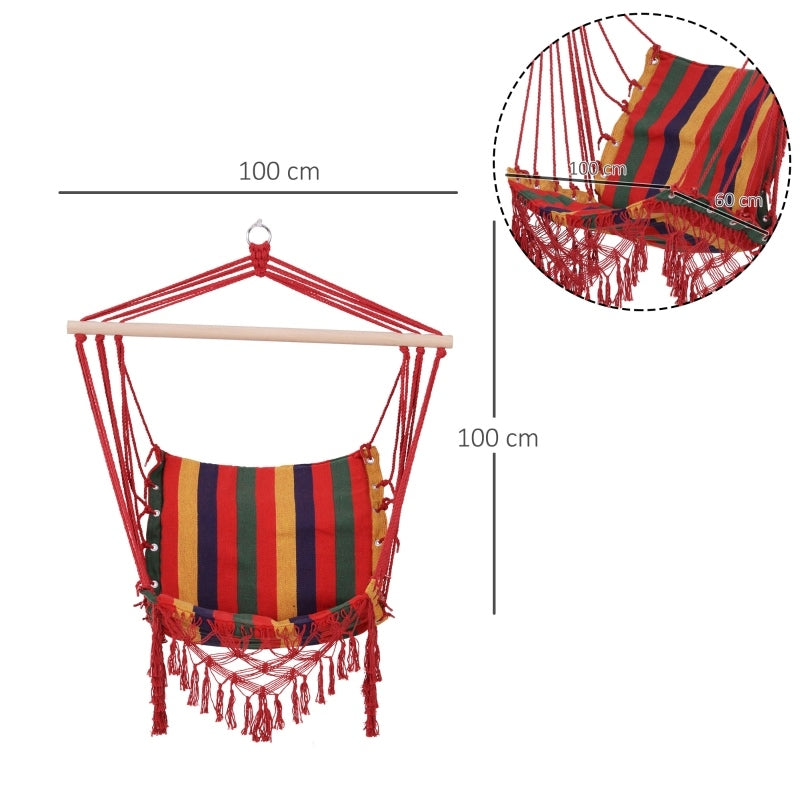 Poltrona Suspensa Multicor - Design Hippie